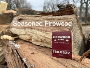 seasoned vs green logs | Firewood King Tulsa