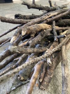 Apple Cherry Peach kindling twigs | Firewood King Tulsa